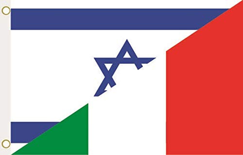 U24 Bandiera Israele Italia, 90 x 150 cm