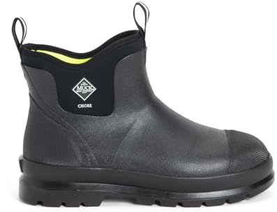 Muck Boots Men's Chore Classic Chelsea Pull On Waterproof Ankle Boot, Black, 11