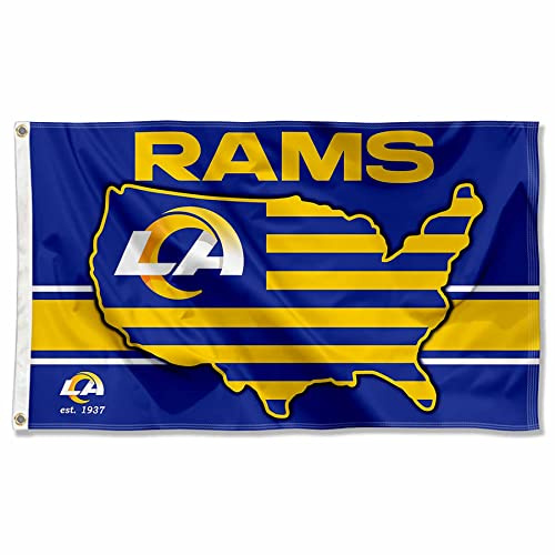 Los Angeles Rams Nation USA American Country 3x5 Flag