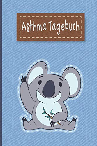 Asthma Tagebuch: Peak Flow Protokoll zum ausfüllen. Praktischer Vordruck zur Verlaufskontrolle. Tabelle mit Vorlage Peak Flow / Werte / Tagebuch / Panda Bär Jeans