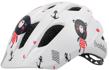 Bobike Kids Plus Helm 8742000007 – Fahrradhelm für Babys & Kleinkinder, Multisport-Helm mit 11 Belüftungen, Reflektoren, Insektenschutz & Verstellbarem Sitz, XS, 2–3 Jahre, 46–52 cm, Teddybär