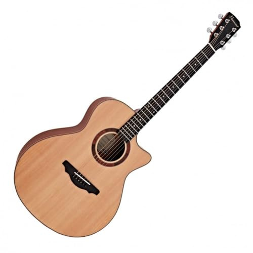 Hartwood Professionelle Akustikgitarre mit Cutaway 4/4 - Walnuss