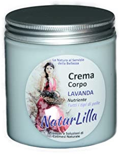 Centisia Crema Corpo Nutriente Lavanda 250ml – Idratante, Emolliente, Rilassante – Con Aloe Vera, Latte di Riso, Burri Vegetali e Oli Naturali – Pelle Secca e Sensibile – Made in Italy