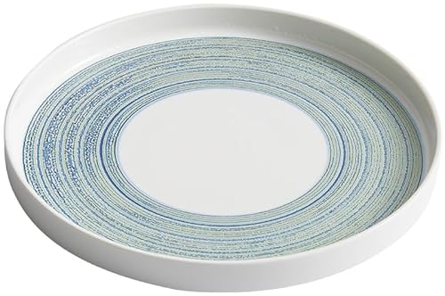 YCCHAH Piastre Di Antipasto Piatto in ceramica Piatto con bordo dritto Ristorante Stoviglie Bistecca Piatto for alimenti occidentale Piatti Economici(L)