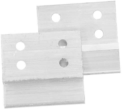 ULTECHNOVO Und Einfach Zu Installieren 2 Stück Französische Klampenhalterungen Aus Aluminiumlegierung Robuste Wandhalterung Für Fotos Spiegel Und Dekoration