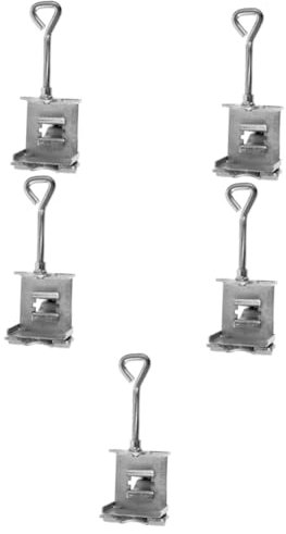 VANZACK 5pièces Support Parasol Multi-Fonctionnel avec Base Stable pour Camping Fixation pour Parasol De Plage Jardin Et Activités Extérieures