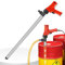 Pompe de transfert de carburant électrique 220V Pompe de transfert de liquide multifonctionnelle 2480W Comprend un tube en acier inoxydable de 91cm + un tuyau en 2M pour diesel, eau, kérosène