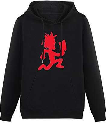 BAITING Cotton Hoodies Hatchetman Icp Logo Long Sleeve Mens Sweatshirts Size M Black