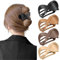 PROPOG Haarspangen Damen, 4 Stück Flache Haarklammer Große, Rutschfest Flat Claw Clip Elegant Französische Haarspange für Dickes & Dünnes Haar, Alltag, Sport oder Entspannung(Braun)