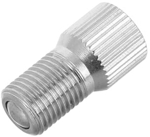 Luxshiny Prolunga Valvola Pneumatici Adattatore per Valvole e Monocicli Finitura Cromata Resistente e Lucida