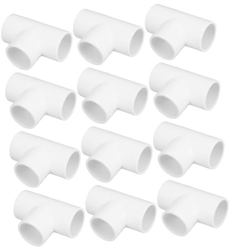 SHINEOFI 12 Pezzi Adattatori per Tubi da Giardino Raccordi PVC per Rapida per Impianti Idrici con Facile Installazione e Alta Capacità