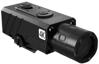 LWDOZMD Cámara para Airsoft RunCam Scope CAM 2 4K con Zoom Digital, retícula Personalizada, IP64, Resistente al Agua, 1400 mAh, 128 GB, Control por aplicación para Paintball(L25 Camera Only)