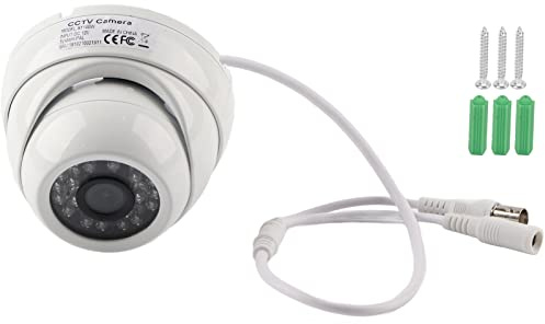 FSAKLPXOV Telecamera dome coassiale AHD 1080P 2 MP, telecamera di sicurezza 4 in 1 con 24 LED IR, impermeabile IP66, senza ritardo, per sorveglianza domestica, compatibile con DVR AHD, TVI, (AMICA)