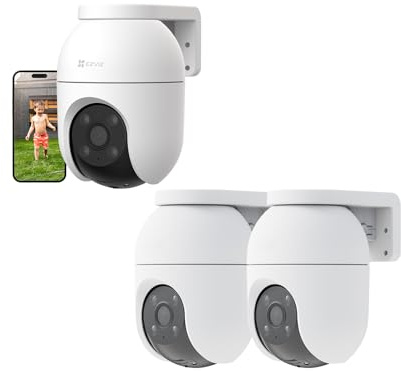 EZVIZ C8c 5MP 3K Outdoor Camera and 2-Pack C8c 2MP Outdoor Cameras bundled product
