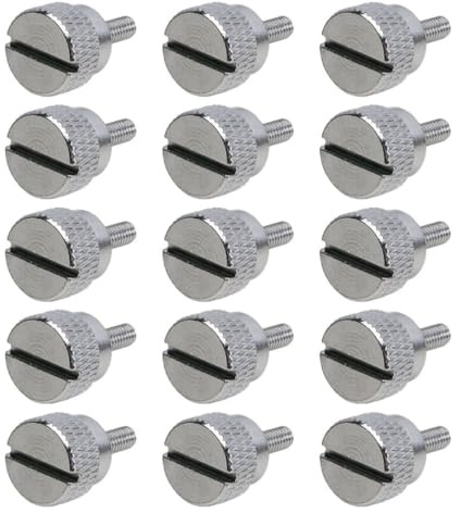 Sosoport Viti per Macchina da Cucire in Acciaio Argento Set 15 Pezzi Alta Precisione Compatibili per Progetti di e Quilting