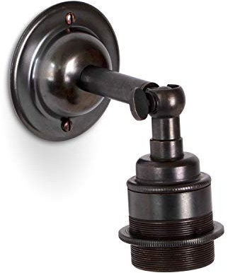 Relight Bacon Wandleuchte - Wandlampe aus Messing im Antik & Vintage Stil E27 mit GELENK - Bronze Antik Finish