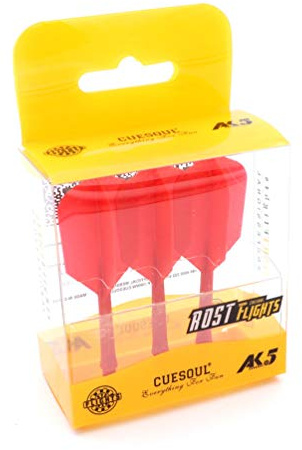 CUESOUL ROST integrierter Dartschaft und Flights Medium, schlanke Form, 3er-Set (CSAK-52SC)