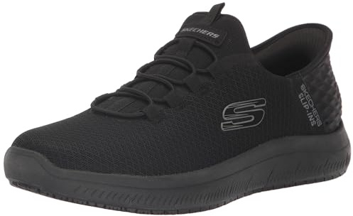 Skechers Men's Summits Colsin Sr Hands Free Slip -Ins, BBK, 11