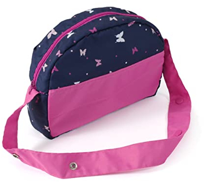 Bayer 2000-Bayer Chic 2000-Borsa fasciatoio, Accessori, Borsa per Bambole, Colore Butterfly, Navy-Pink, 853-33