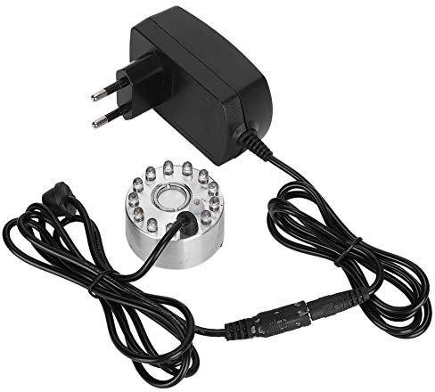 Headerbs Nebel Maker Wasser Brunnen Nebel Maschine Energiesparende Ziergarten Indoor Blumentopf Teich Becken Topf (EU-Stecker 100–240 V)