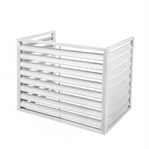 VETERS Couverture Extérieure de Climatiseur, Grille De Protection de Climatisation, Couverture de Protection Antipoussière pour Organisateur Étanche, Facile À Assembler