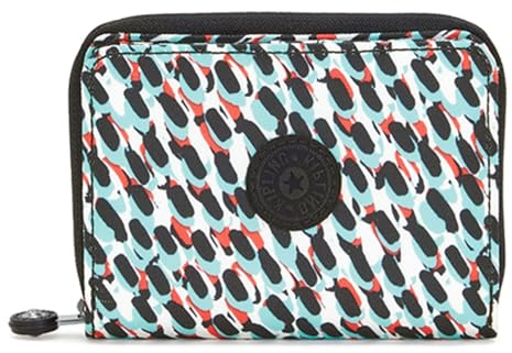 Kipling Money Love Mittelgroße Geldbörse, Abstract Print (Weiß)
