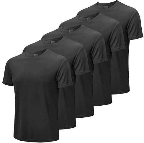 MEETWEE Herren T-Shirt Kurzarm Sommer Sports Tshirts Gym Fitness Männer Schnelltrocknend Atmungsaktiv Trainingsshirt Funktionsshirt Sportshirt