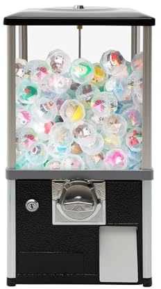 Capsule Vending Machine for Home and Retail Stores, Mini Gumball Machine with Locks | Candy Vending Machine for 4.5-5.5 cm Diameter Capsule Toys