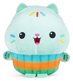 Schmidt Spiele 42799 Gabby's Dollhouse, Cakey Expression, Green Cakey, 25 cm Plush Toy - Amazon Exclusive