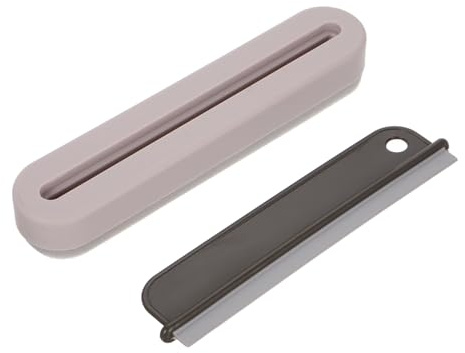 GLEAVI Escobilla De Plástico Para Agua Multifuncional 1 Unidad Para Coche y Baño Color Café Uso Diario Limpieza De Parabrisas y Superficies De Cristal