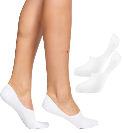 Nur Die Bambus Füssling 2er Pack Damen kaum sichtbar Bambussocken Socke weich atmungsaktiv unsichtbar verrutschen nicht