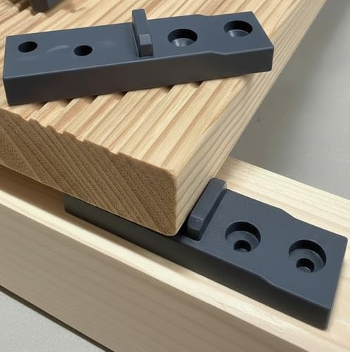 Abstandshalter für Terrassendielen verdeckte Befestigung Fugenbreite 2 mm / 4 mm oder 7 mm OHNE SCHRAUBEN (100, 7 mm)