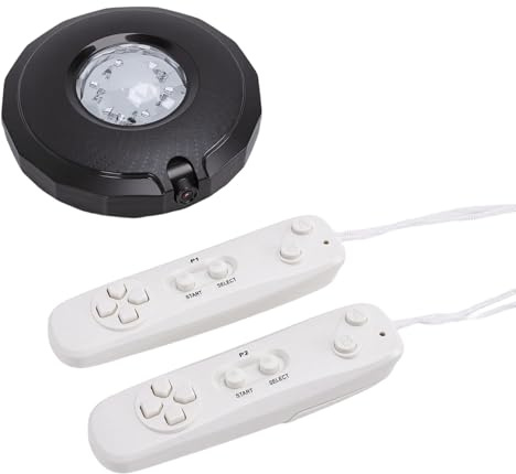 LICAEVEY AR Motion-Spielekonsole, Plug-and-Play-TV-Spielekonsole mit 2 Kabellosen Controllern, 16 GB Karte, 720P HDMI-Ausgang, Interaktives Spielsystem für Indoor-Übungen für Kinder und