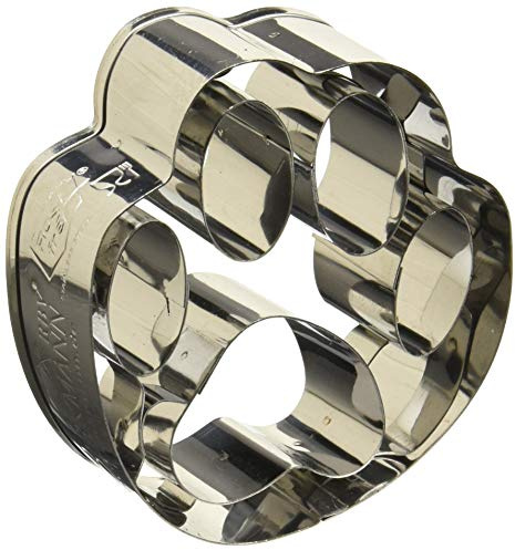 Birkmann, Ausstechform Pfote, Ausstecher für Plätzchen, 6 cm, Edelstahl