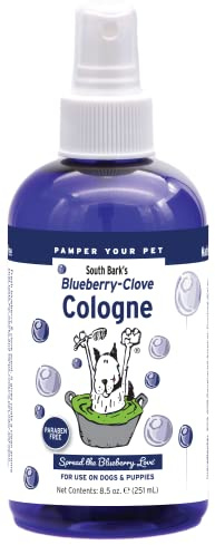 Showseason Animal Products South Bark's Blueberry Clove Dog Cologne | Dog Perfume Long Lasting | Deodorizing Spray