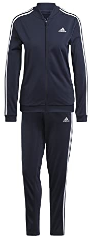 adidas Donna Essentials 3-Stripes Track Suit, Legend Ink, S
