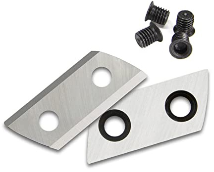 1 Paia Lame Cippatrice Giardino Shredder Coltelli di Ricambio Doppio Lato Utensili Da Taglio per Sun Joe CJ601E Earthwise GS70015