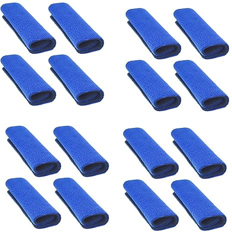 Griwiuiowe 16 Packungen CPAP-Gurtbezüge, CPAP-Zubehör, Zubehör, Bequeme Gurtkissen, Polster, Weiche Fleece-Gesichtsmaskenhülle, Passend