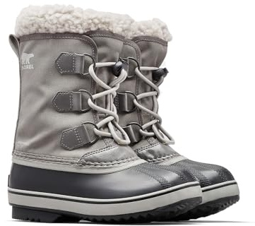 Sorel Yoot Pac Nylon WP, Botas de nieve impermeables, Unisex niños, Quarry Dove Youth Collection 2024, 38 EU