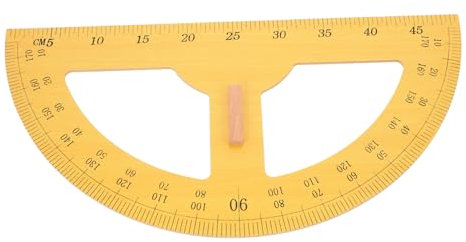ULTECHNOVO 180grad Giant Protractor Aus Halbrunder Winkelmesser Für Präzise Winkelmessungen Für Lehrer Und Schüler Vielseitig Einsetzbar Zum Zeichnen Und Messen