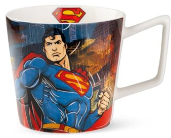 Egan Mug Collezione Warner Bros Dc. Mug in New Bone China di Colore Multicolor con Superman. La refernza è 117004