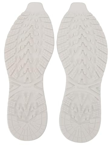 Skobotten Hela Sulor Reparation Gummi Anti-Slip Sko Botten Reparationsmaterial Skosulskydd Ersättning för Sneaker (L Vit)