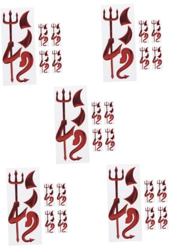 TOPPERFUN 25blätter Autoaufkleber Teufel Sticker Witzige Autoaufkleber Für Fenster Und Stoßstange Langlebig Und Wetterfest Kreative Designs Für Männer Und Frauen