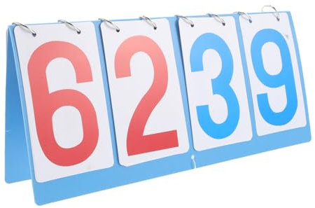 TOYANDONA Anzeigetafel Flip-Score-Keeper Tragbare Anzeigetafel Für Volleyball Tischtennis Basketball Und Verschiedene Sportspiele Leicht Ablesbar Langlebig Und Einfach Zu Bedienen