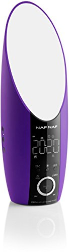 NAF NAF ZEN - Simulateur d'aube MP3, Tuner FM, Sons de nature, Lampe LED multicolore