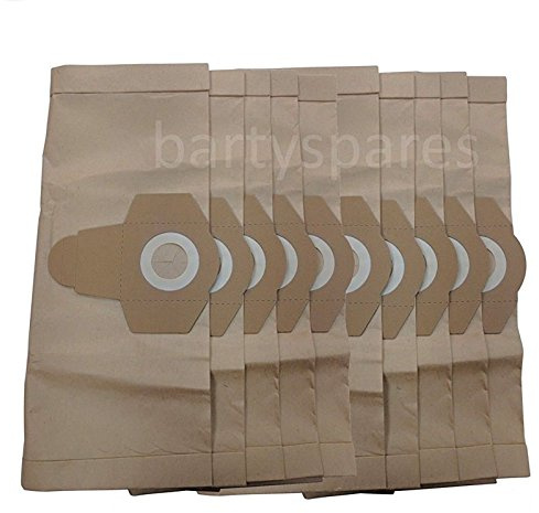 bartyspares® 10 Strong Dust Bags for Fox F50-800 30L 30 Litre Wet & Dry Vacuum Cleaner hoover