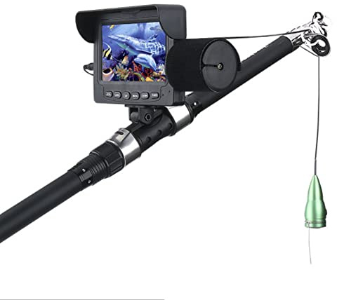 Fish Finder Kit, Underwater Fishing Camera with 4.3'' Display, Portable Video Fish Finder, Led Brightness Adjustment, Aluminum Alloy 165° View Fish Model Camera, For Lake Fishing
