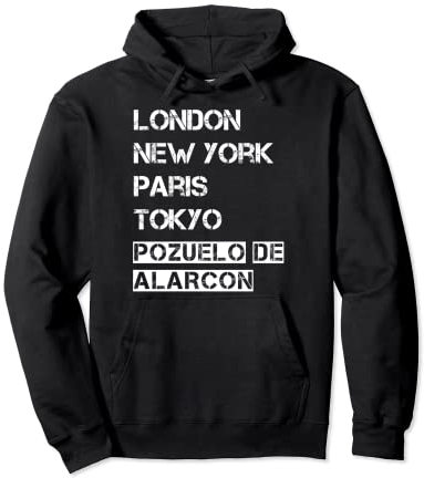 Amo mi ciudad Pozuelo de Alarcón - mi hogar Sudadera con Capucha