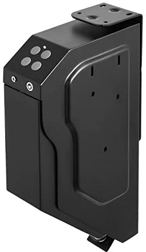 ZWJABYY Handgun Safe Case,Pistol Holder Home Security Gun Case,Wall Gun Gun Cabinet,Mini Gun Safe,Fingerprint Lock Safe,For Cash Money Jewelry,Combinationlock