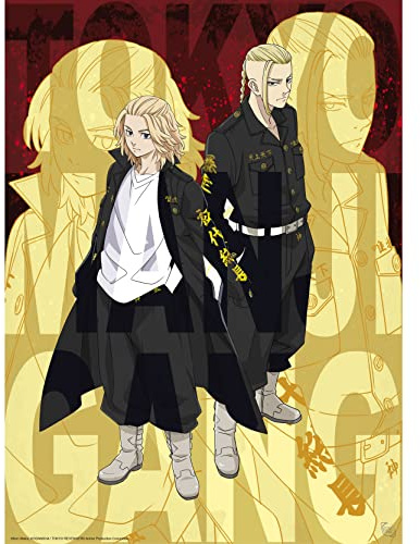 ABYSTYLE Póster Tokyo Revengers Mikey and Draken 38x52cm